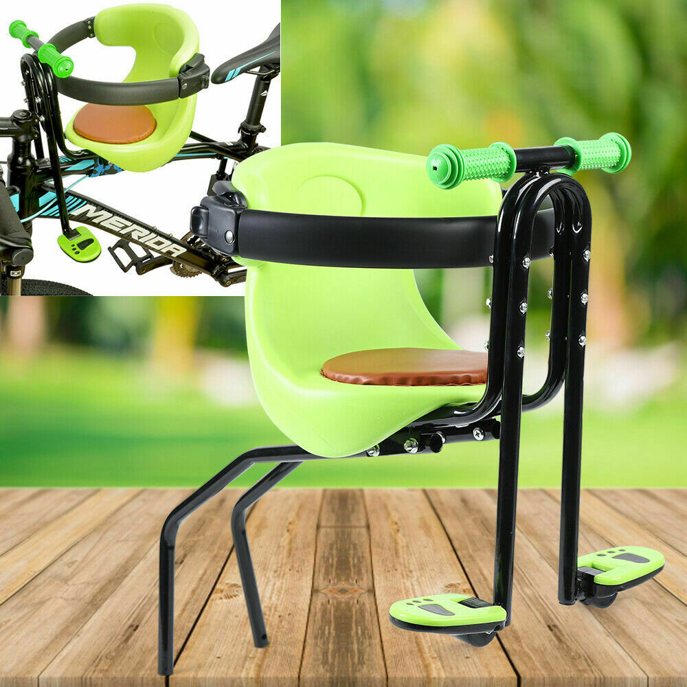 Bicycle Baby Seat Kids Child Safety Carrier Front Seat Saddle Cushion With Pedal