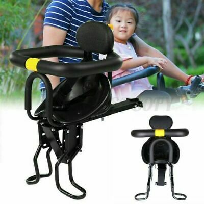 Kids Front Bike Seat Child Bicycle Safety Chair Baby Carrier Saddle W/ Handle Us