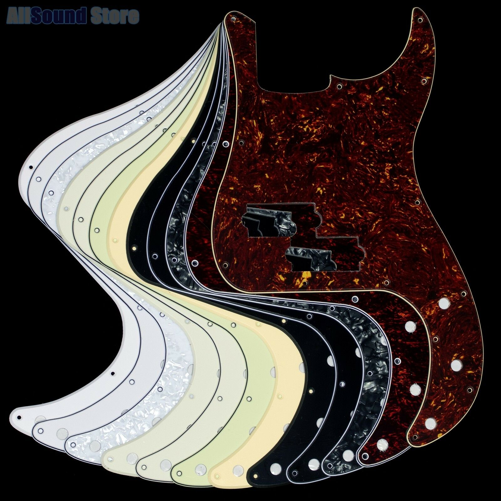 Pickguard For 4-string Fender® Precision P Bass Standard Usa Mim 13-hole New