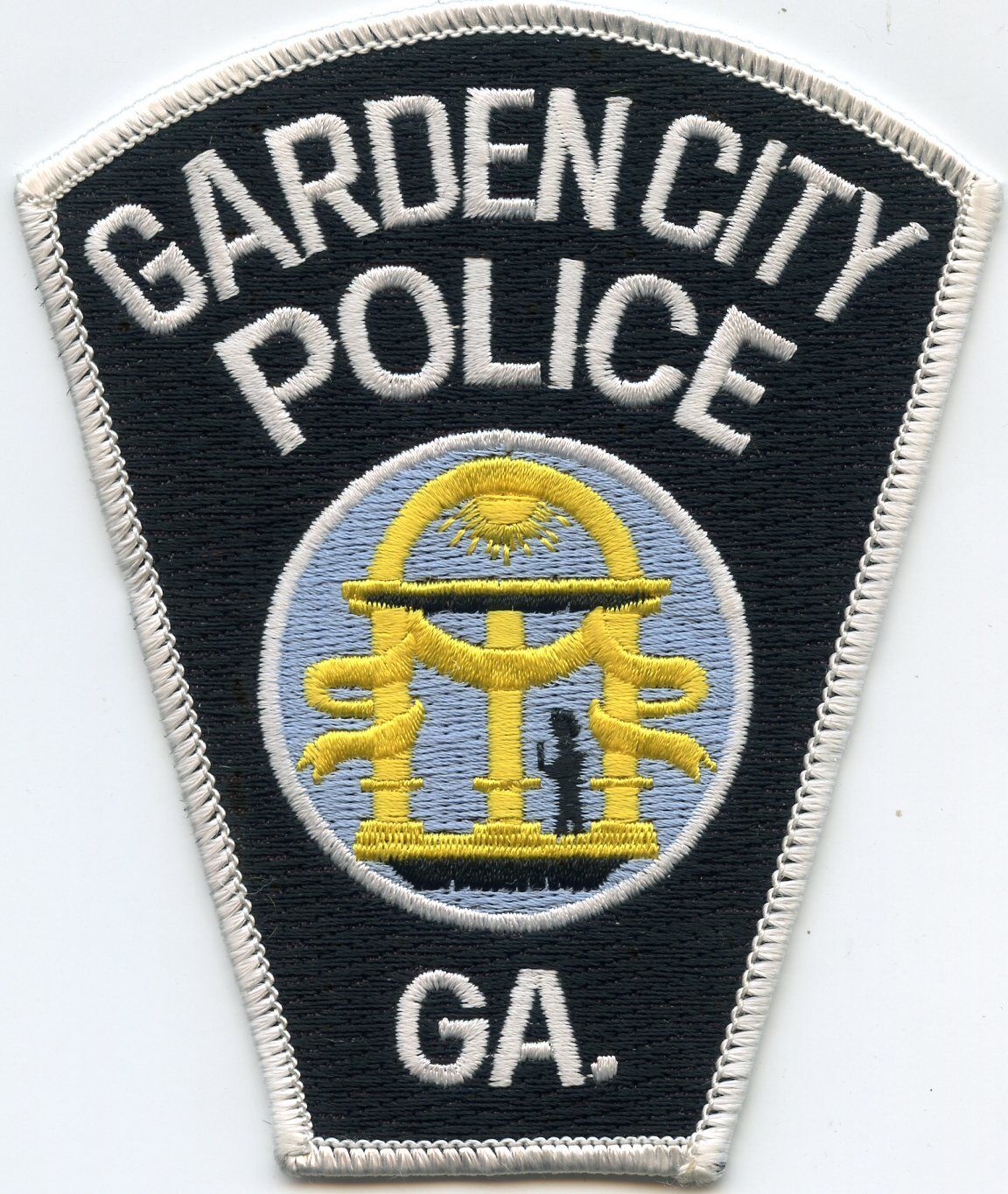 Old Vintage Garden City Georgia Ga Police Patch