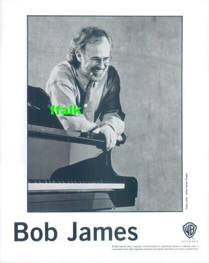 Press Photo: BOB JAMES 8x10 B&W 1999