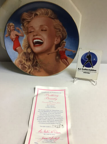 Marilyn Monroe Hamilton Collection Collectors Plate “bathing Beauty” Mm16