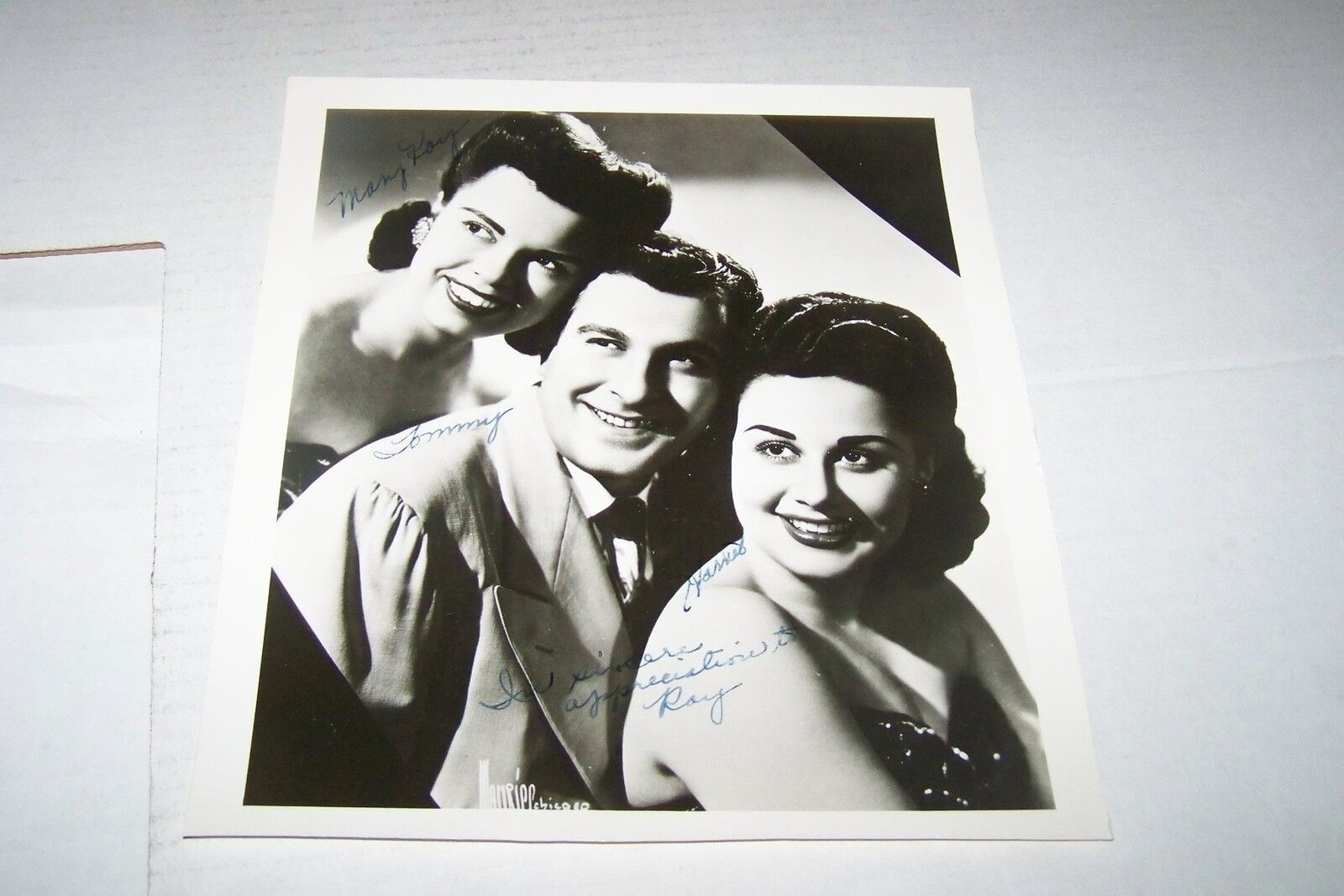 Vintage Autographed Big Band Photo #201- The Conleys (1956)