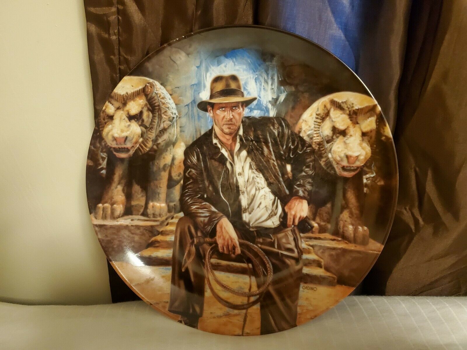 Indiana Jones Last Crusade Ceramic Plate Delphi