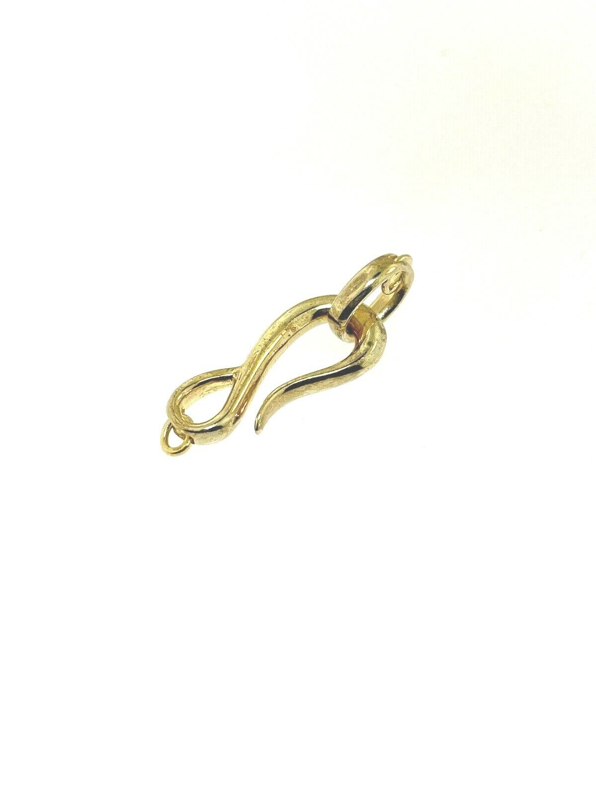 Sterling Silver Gold Plated Hook & Eye Clasps
