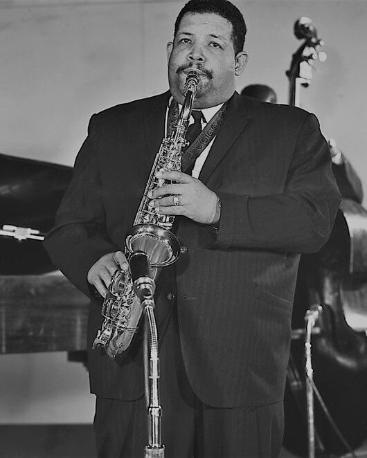 Jazz Saxophonist Julian 'cannonball' Adderley Glossy 8x10 Photo Print Poster