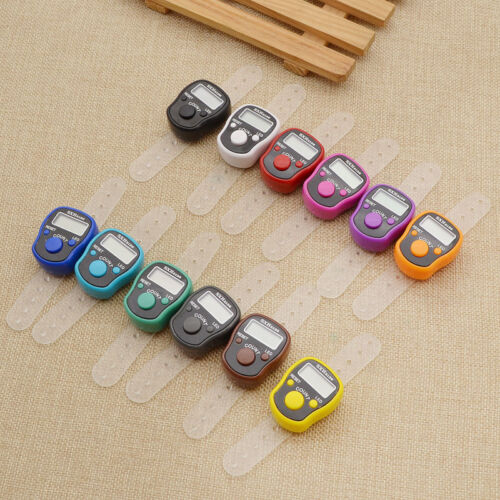 Stitch Marker Row Counter Finger LED Electronic Hand Ring Digit Tally Counter