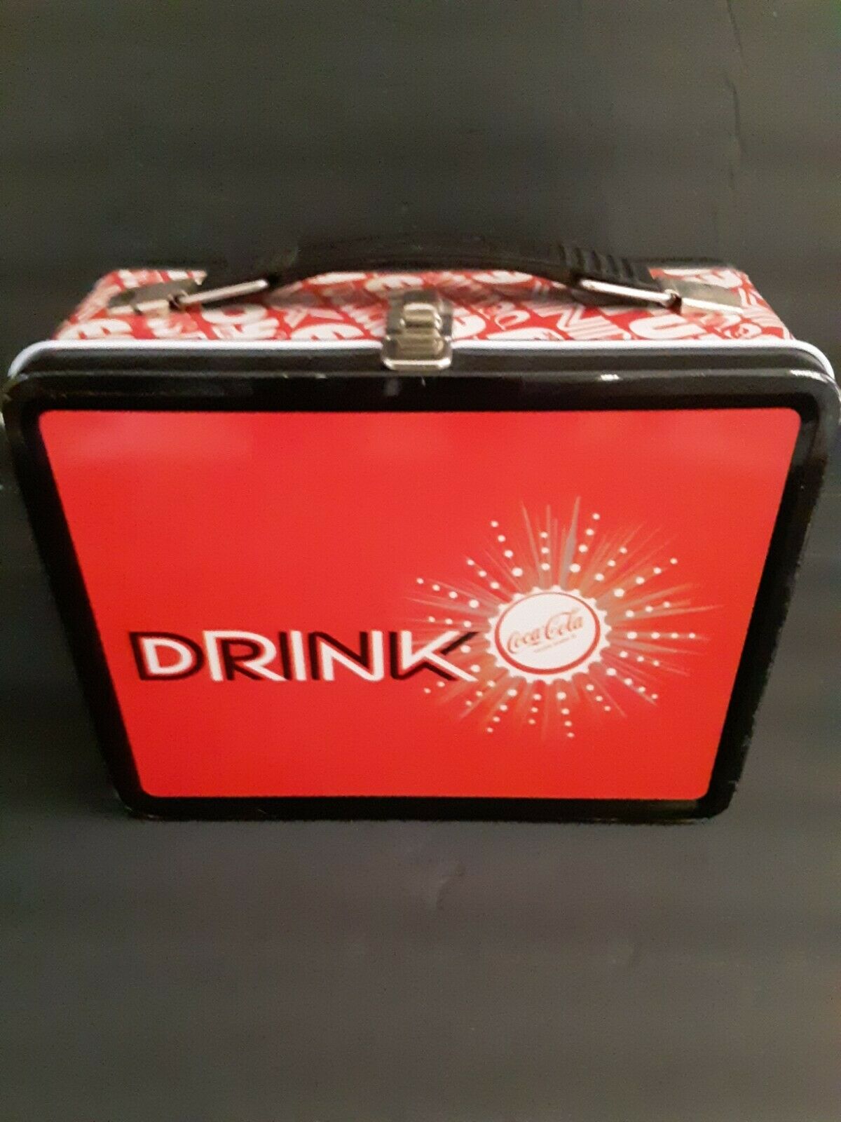 Coca-Cola Metal Lunch box with Coke thermos