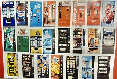 One 1:18 Scale Vending Machine For Dioramas, Dollhouses Free Shipping!