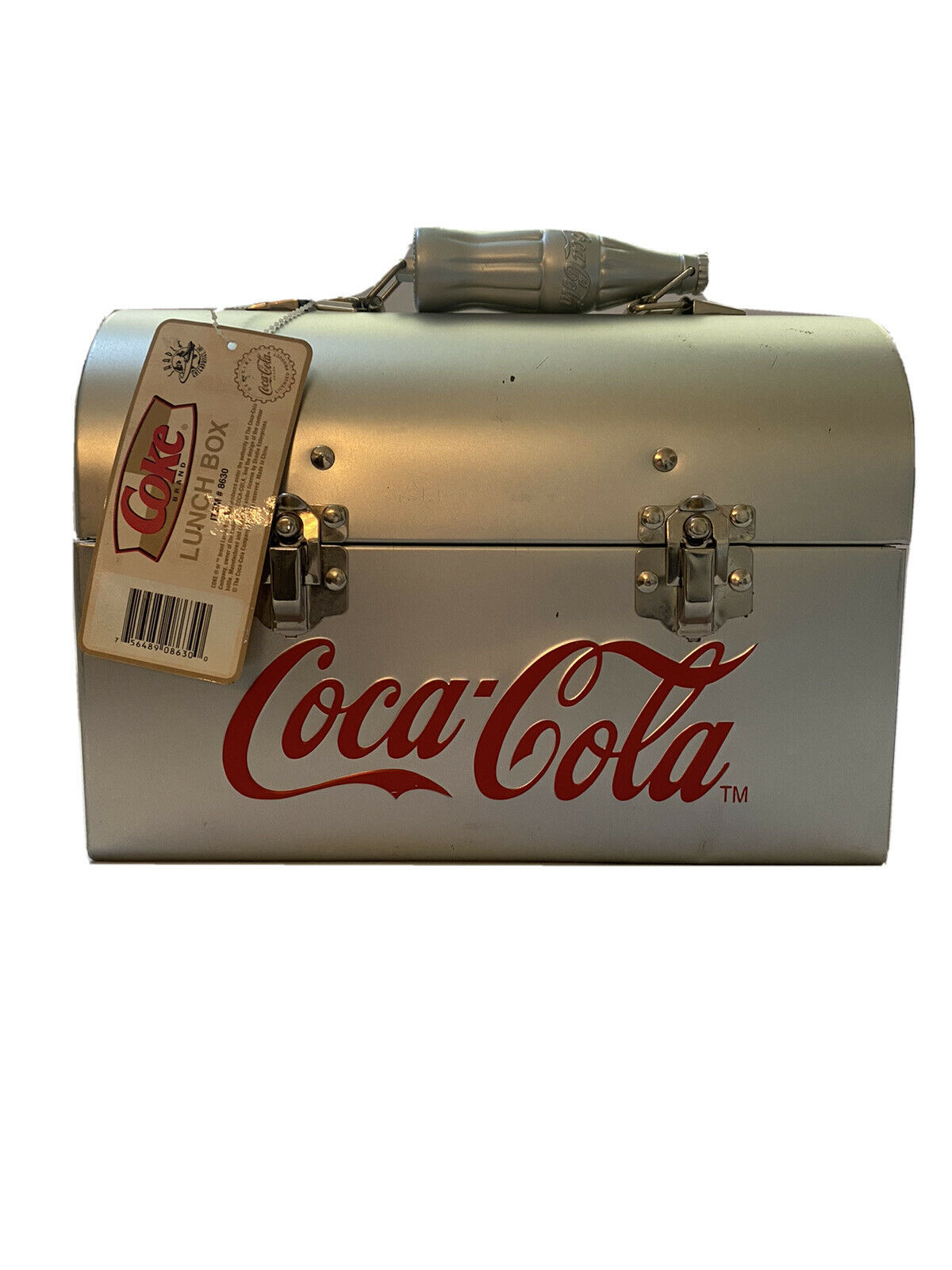 Coca Cola Vintage Silver Lunchbox