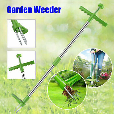 Weed Puller Weeder Twister Twist Pull Garden Lawn Root Killer Remover Hand Tool