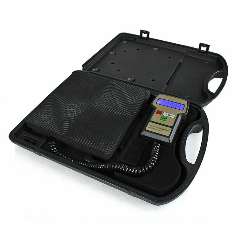 Portable Refrigerant Charging Electronic Scale Digital Weight with Carrying Case