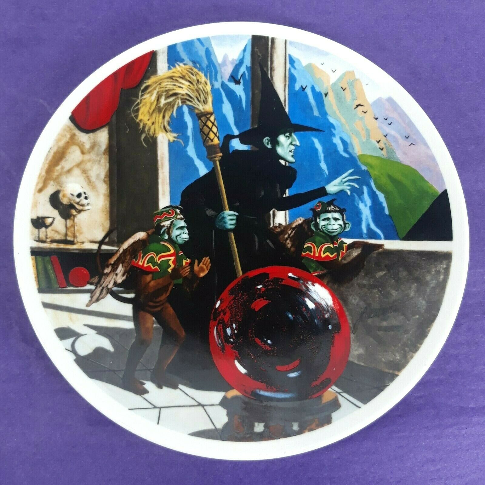 Vtg Knowles Wizard Of Oz The Wicked Witch Of The West Collector Plate Coa '79